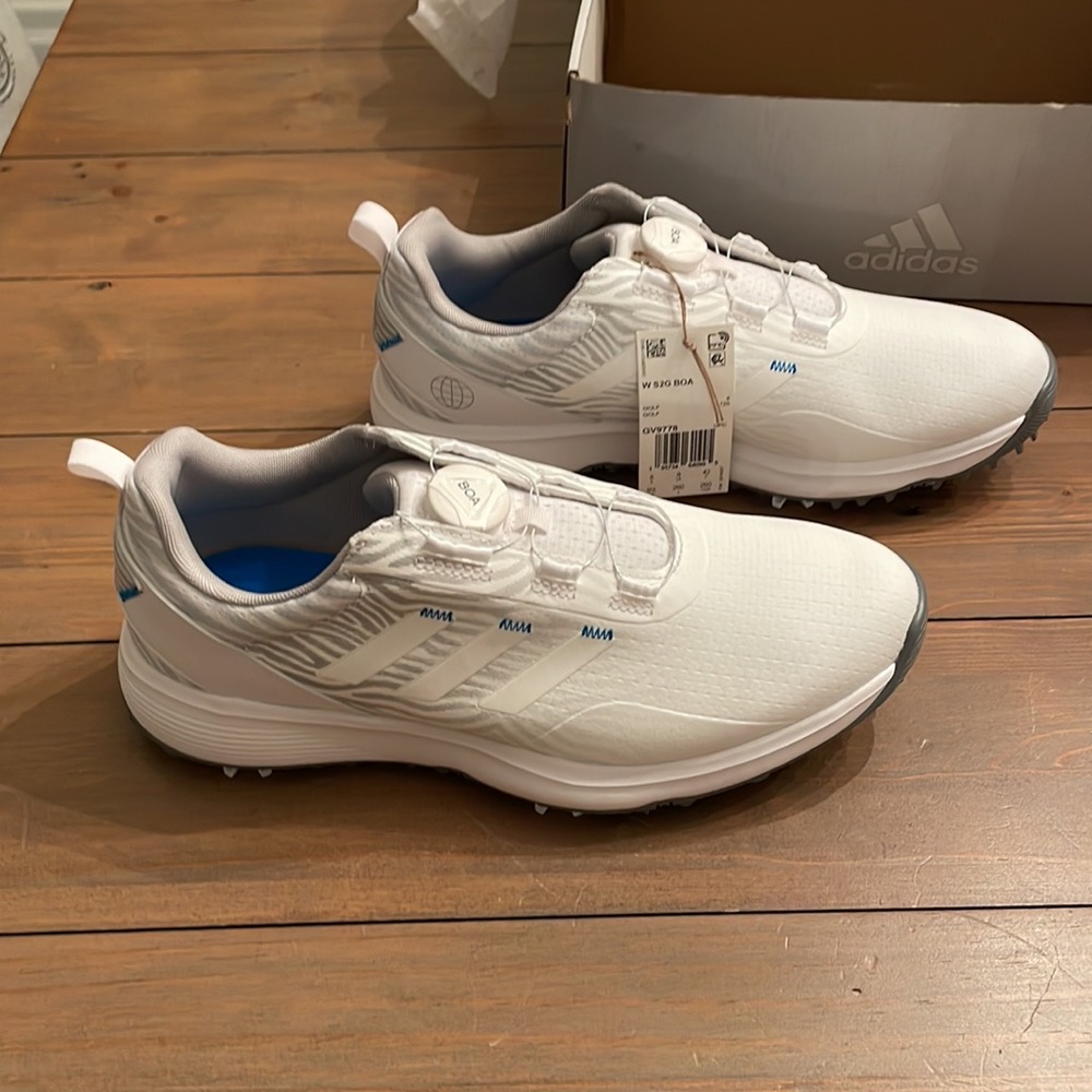New with box women’s adidas boa spiked golf shoes W S2G BOA